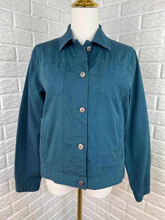 Woolrich Jackets & Blazers - WOOLRICH SHIRT JACKET LIGHTWEIGHT DARK TEAL UTILITY BUTTON UP SZ XS
